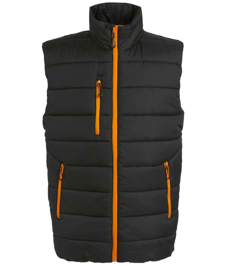 Regatta Navigate Thermal Bodywarmer - Black/Orange Pop