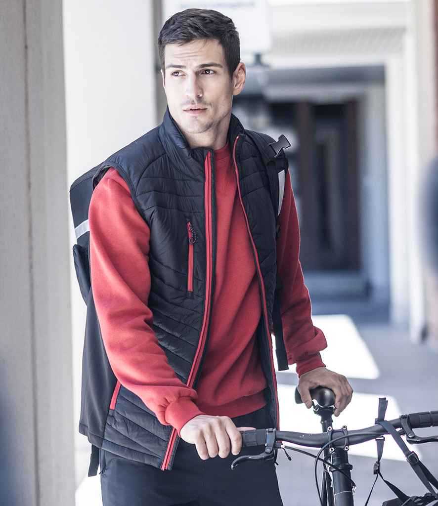 Regatta Navigate Hybrid Bodywarmer - Black/Classic Red
