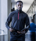 Regatta Navigate Half Zip Fleece - Black/Classic Red
