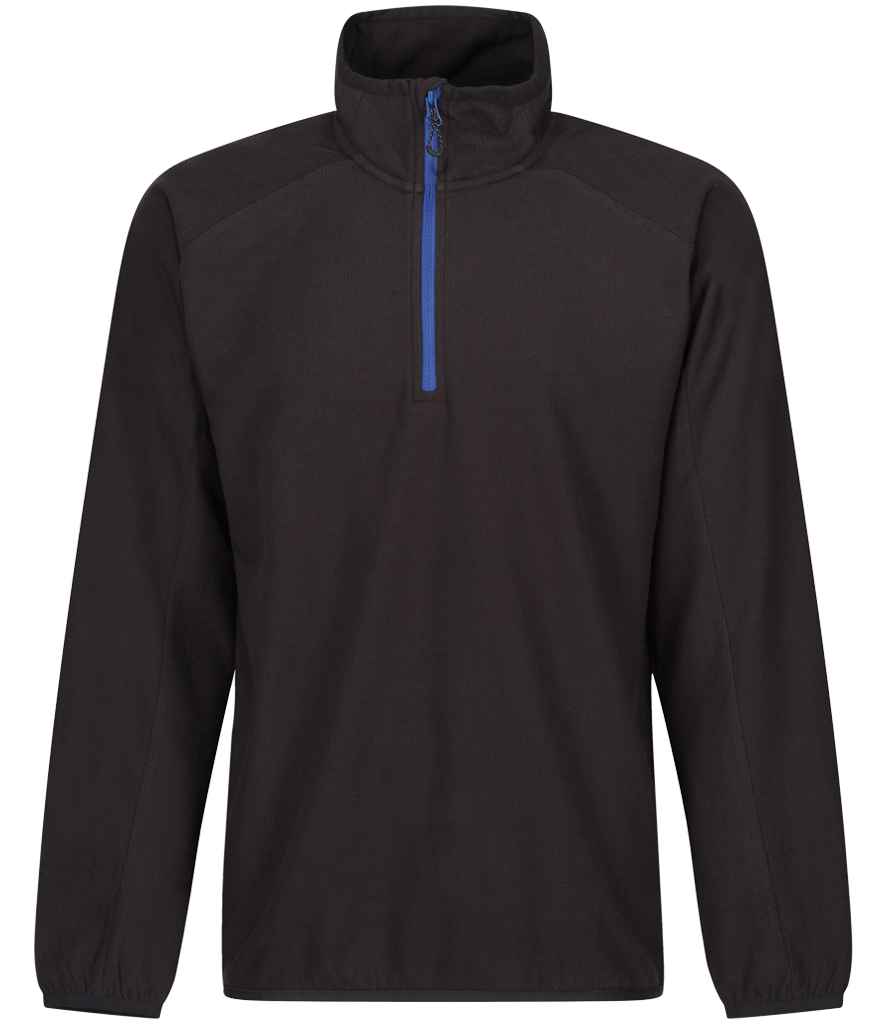 Regatta Navigate Half Zip Fleece - Black/New Royal Blue
