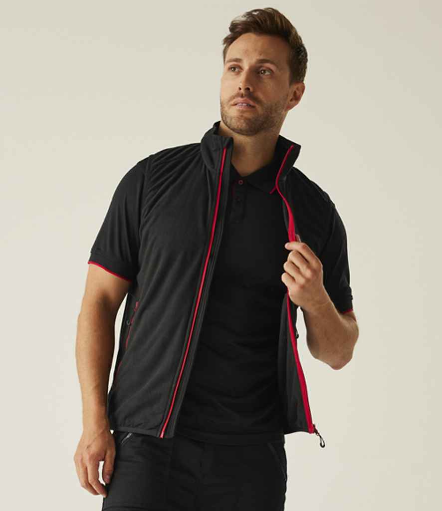 Regatta Navigate Fleece Bodywarmer - Black/Classic Red
