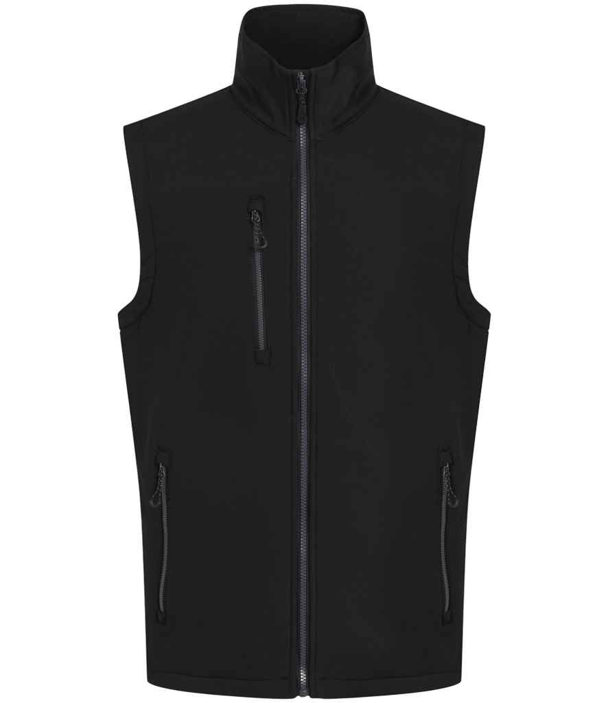 Regatta Navigate Two Layer Soft Shell Bodywarmer - Black/Seal Grey