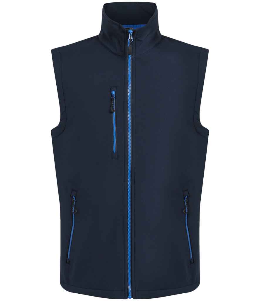 Regatta Navigate Two Layer Soft Shell Bodywarmer - Navy/French Blue