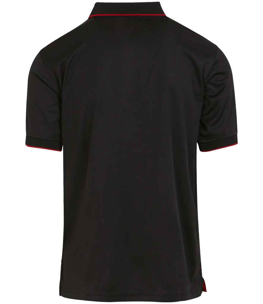 Regatta Navigate Polo Shirt - Black/Classic Red