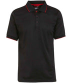 Regatta Navigate Polo Shirt - Black/Classic Red
