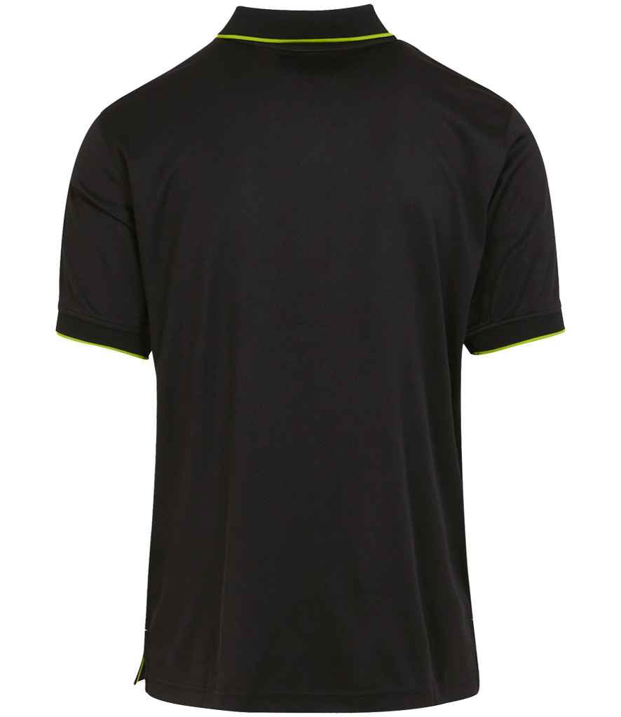 Regatta Navigate Polo Shirt - Black/Lime Green