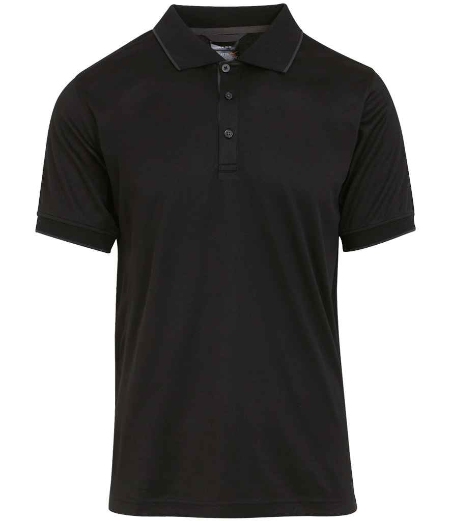 Regatta Navigate Polo Shirt - Black/Seal Grey