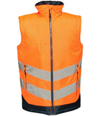 Regatta High Visibility Pro Bodywarmer - Orange/Navy