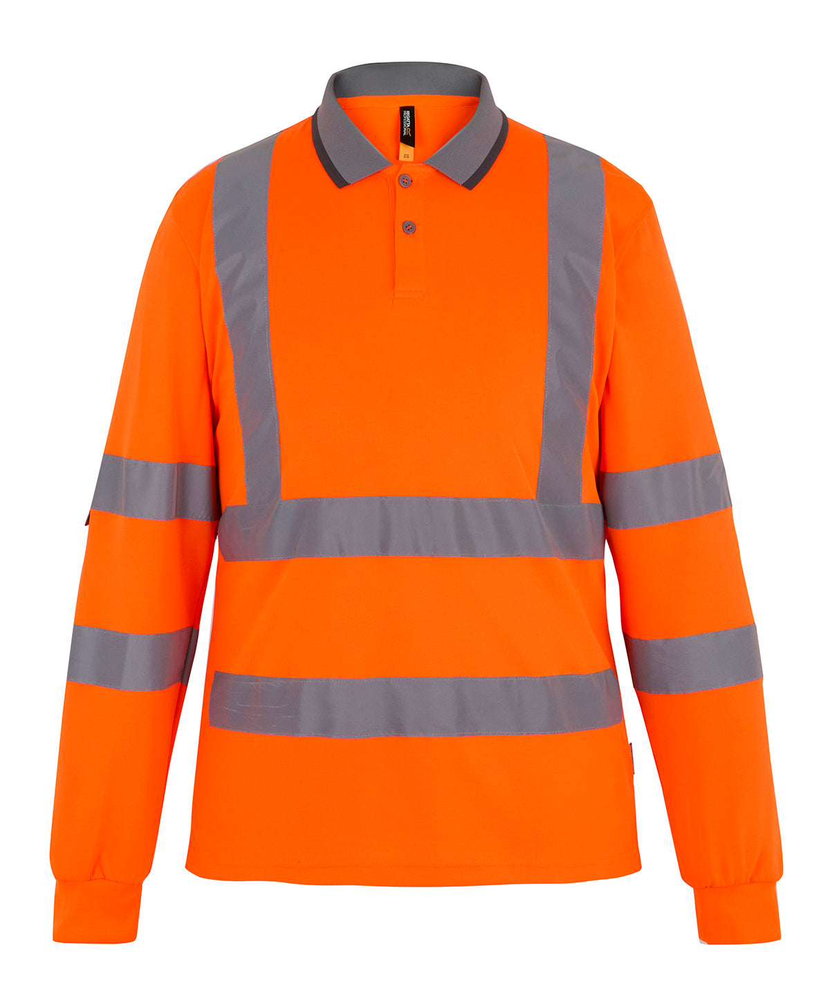Hi-vis Pro contract long sleeve polo