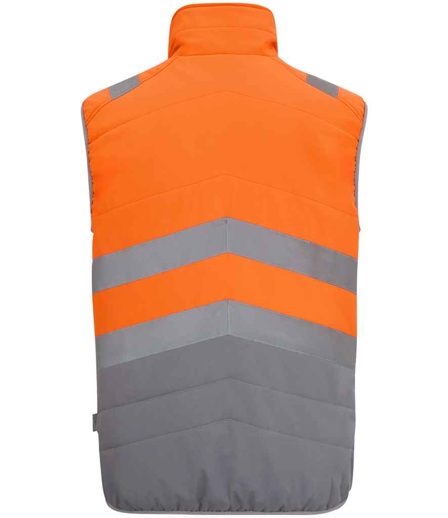 Regatta High Visibility Two Tone Thermal Baffle Bodywarmer - Orange/Grey