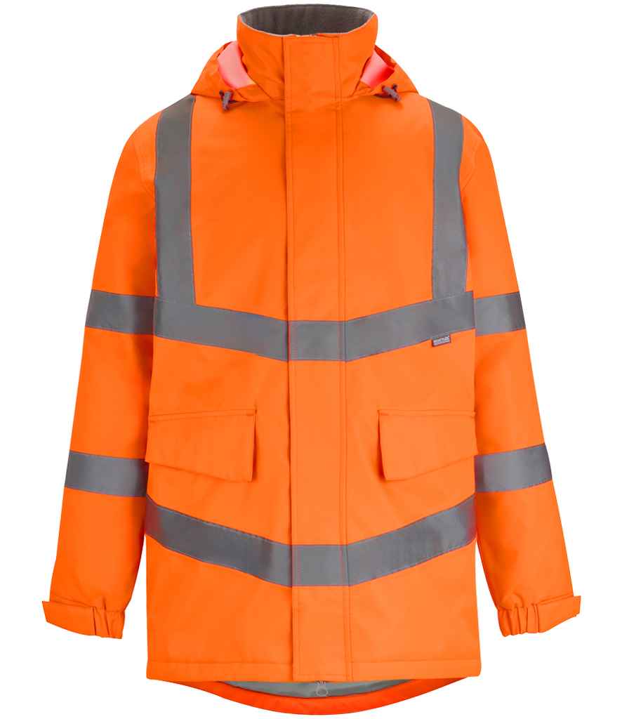 Regatta High Visibility Pro Contract Dover Parka - Orange