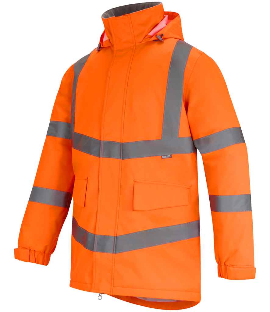 Regatta High Visibility Pro Contract Dover Parka - Orange