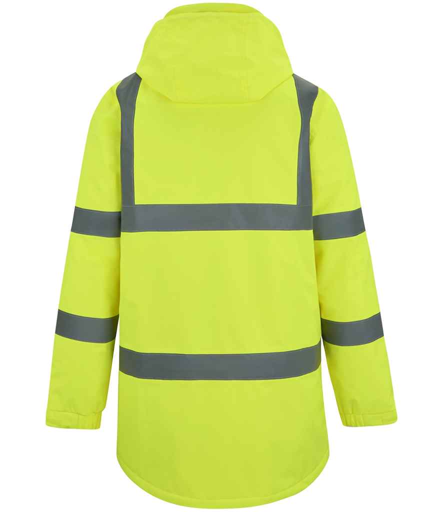 Regatta High Visibility Pro Contract Dover Parka - Yellow