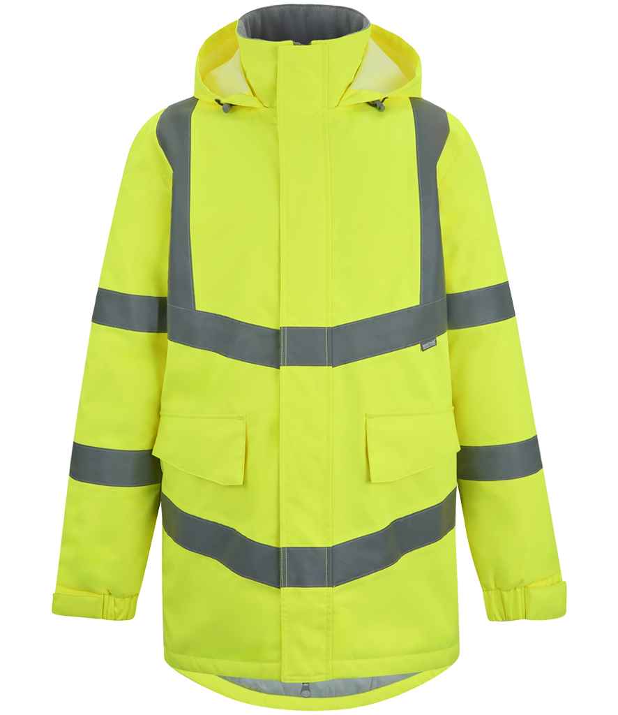 Regatta High Visibility Pro Contract Dover Parka - Yellow