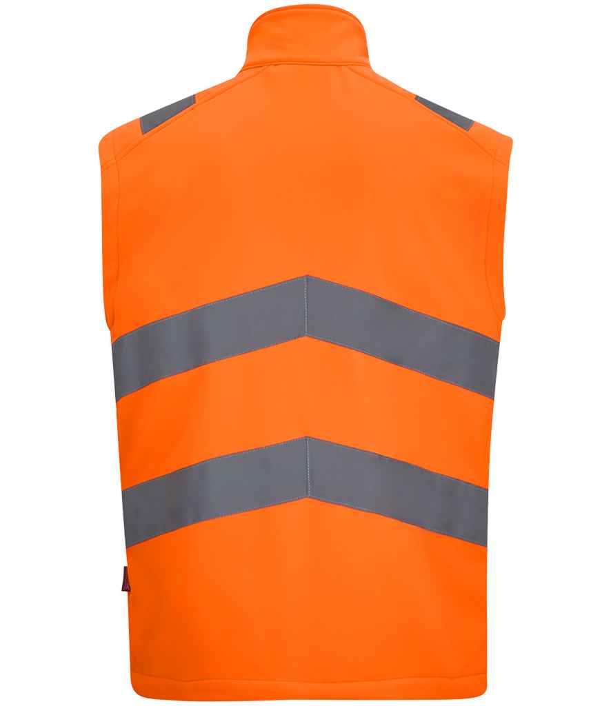 Regatta High Visibility Pro Contract Ablaze Soft Shell Bodywarmer - Orange
