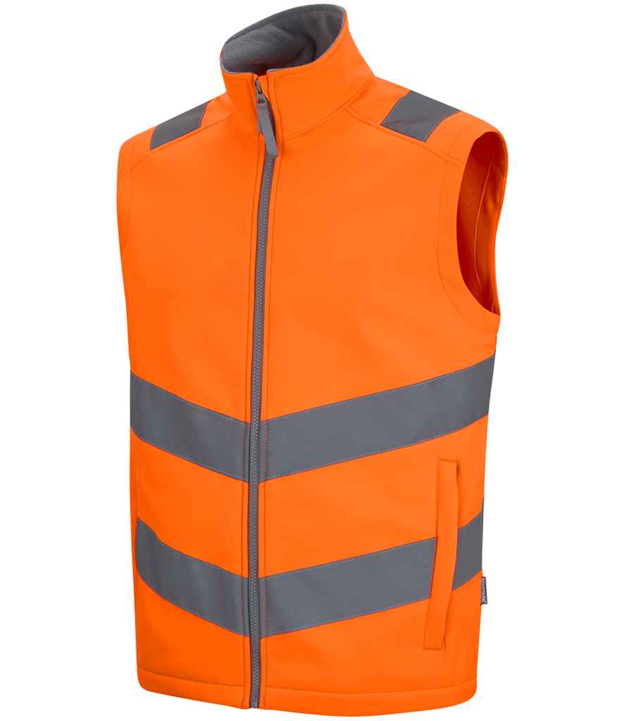 Regatta High Visibility Pro Contract Ablaze Soft Shell Bodywarmer - Orange