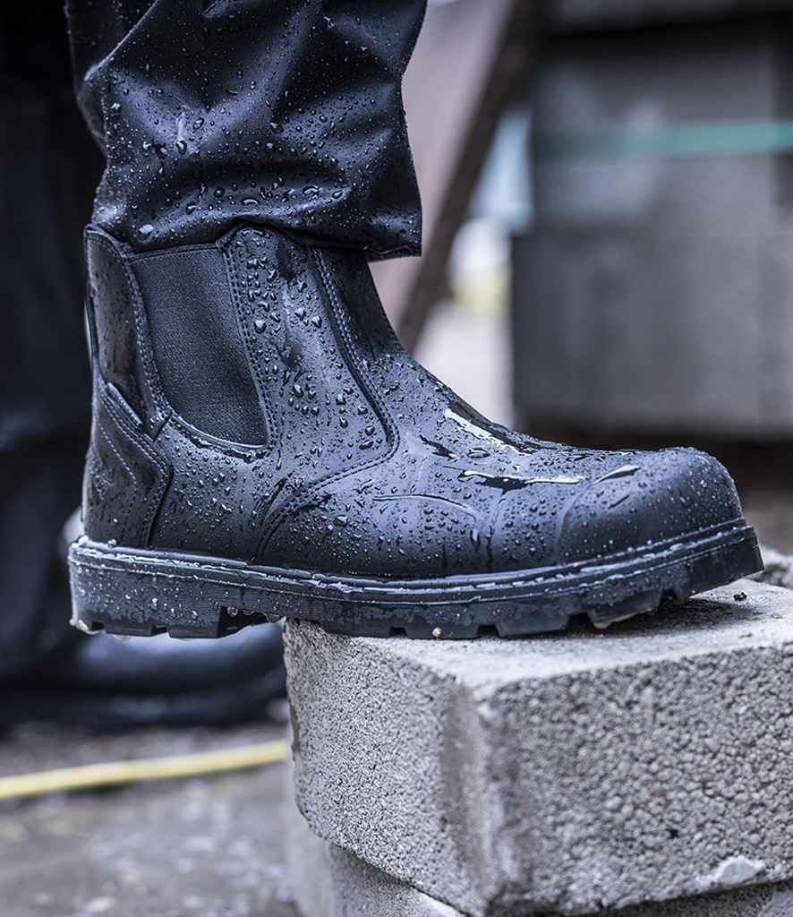 Regatta Safety Footwear Waterproof S3 Dealer Boots - Black