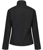 Regatta Ladies Ablaze Printable Soft Shell Jacket - Black/Black
