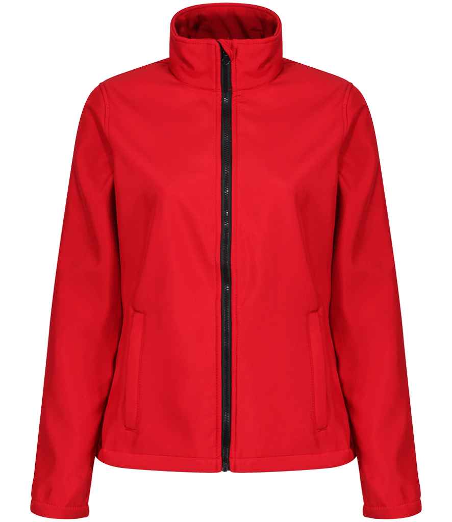 Regatta Ladies Ablaze Printable Soft Shell Jacket - Classic Red/Black