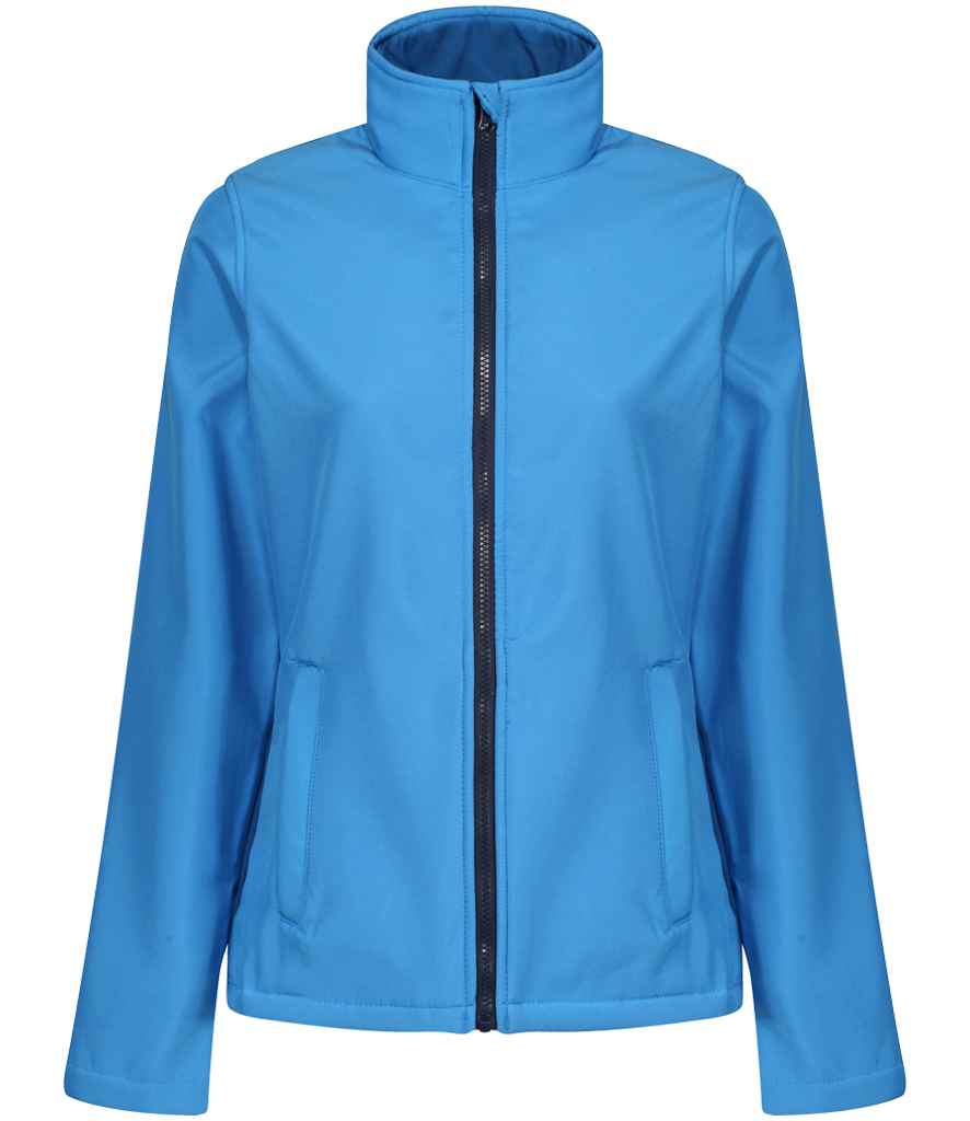 Regatta Ladies Ablaze Printable Soft Shell Jacket - French Blue/Navy
