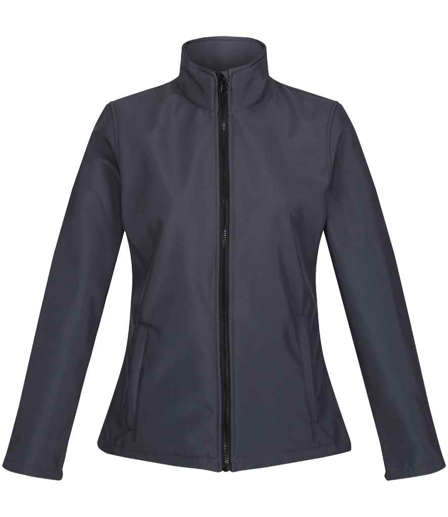 Regatta Ladies Ablaze Printable Soft Shell Jacket - Seal Grey/Black