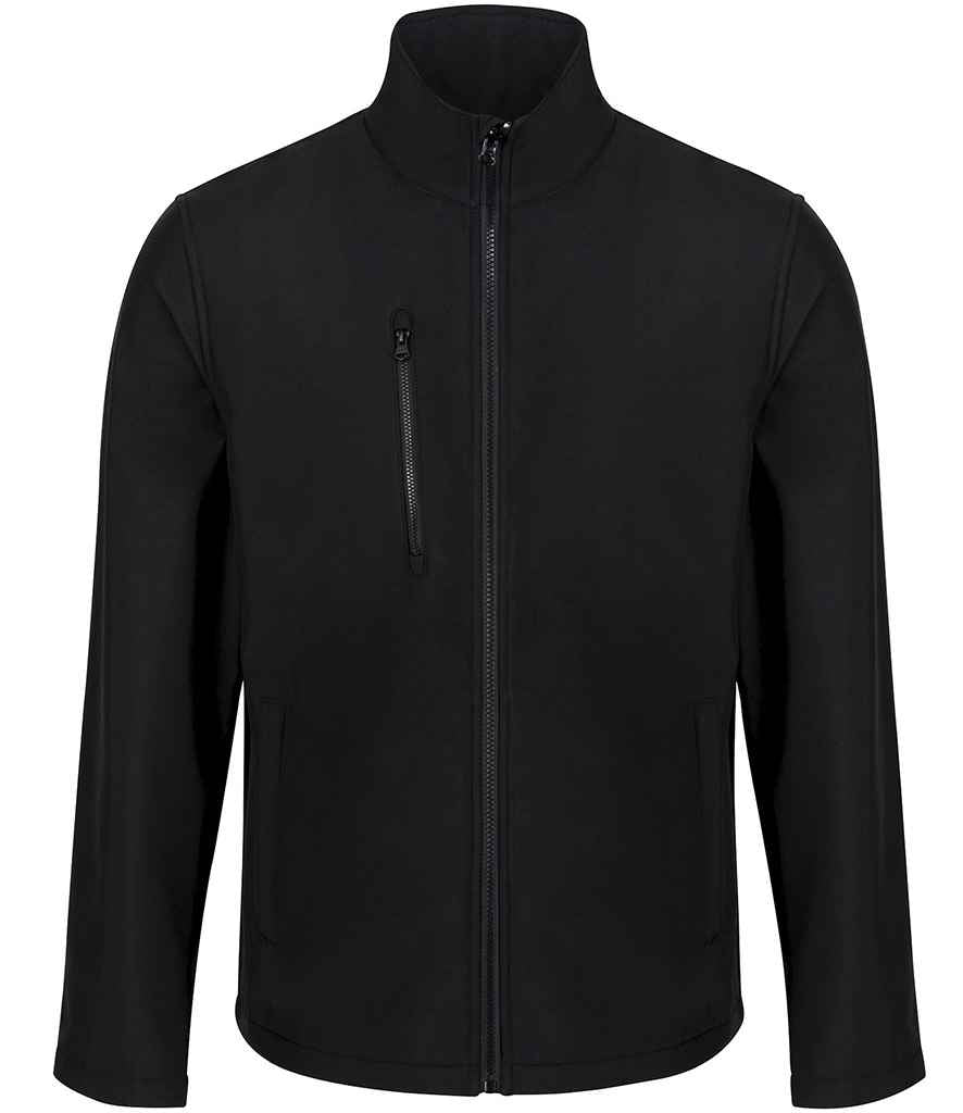 Regatta Ablaze Three Layer Soft Shell Jacket - Black/Black