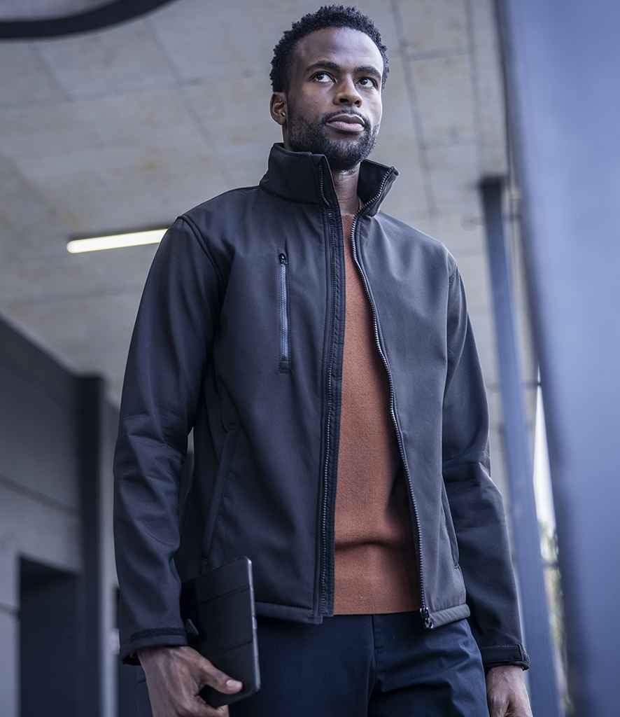 Regatta Ablaze Three Layer Soft Shell Jacket - Black/Black