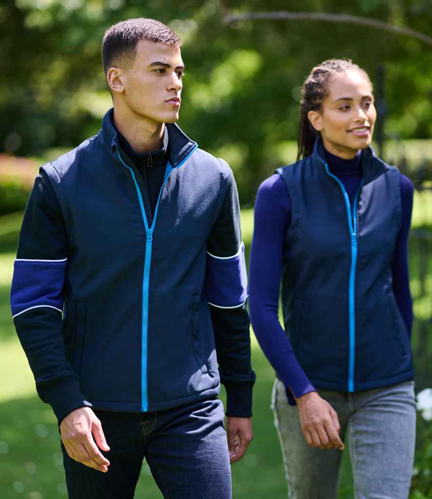 Regatta Ablaze Soft Shell Bodywarmer - Navy/French Blue