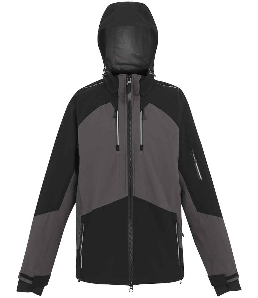 Regatta 4TEX Stretch Waterproof Shell Jacket - Slate Grey/Black