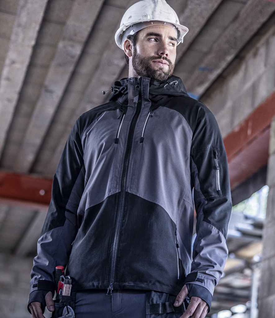 Regatta 4TEX Stretch Waterproof Shell Jacket - Slate Grey/Black