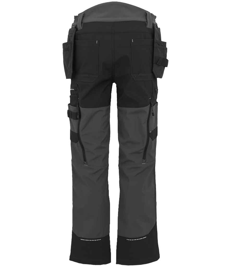 Regatta 4TEX Stretch Holster Trousers - Slate Grey/Black
