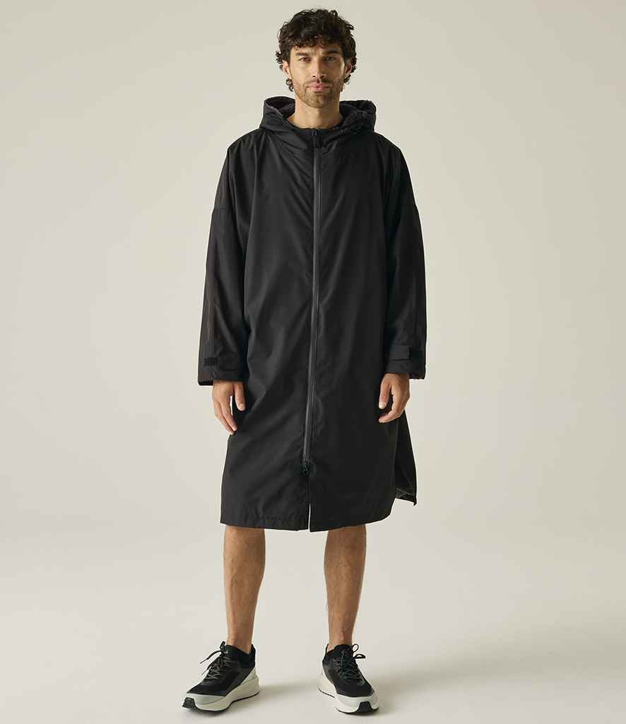 Regatta Pro Unisex Changing Robe - Black/Slate Grey