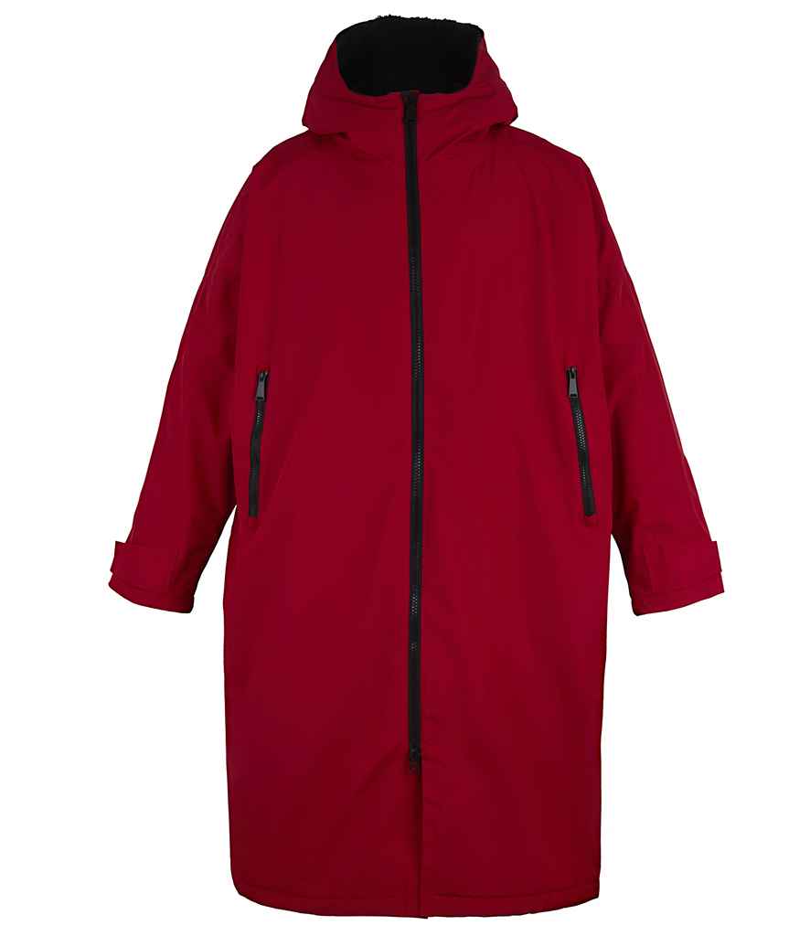 Regatta Pro Unisex Changing Robe - Classic Red/Black