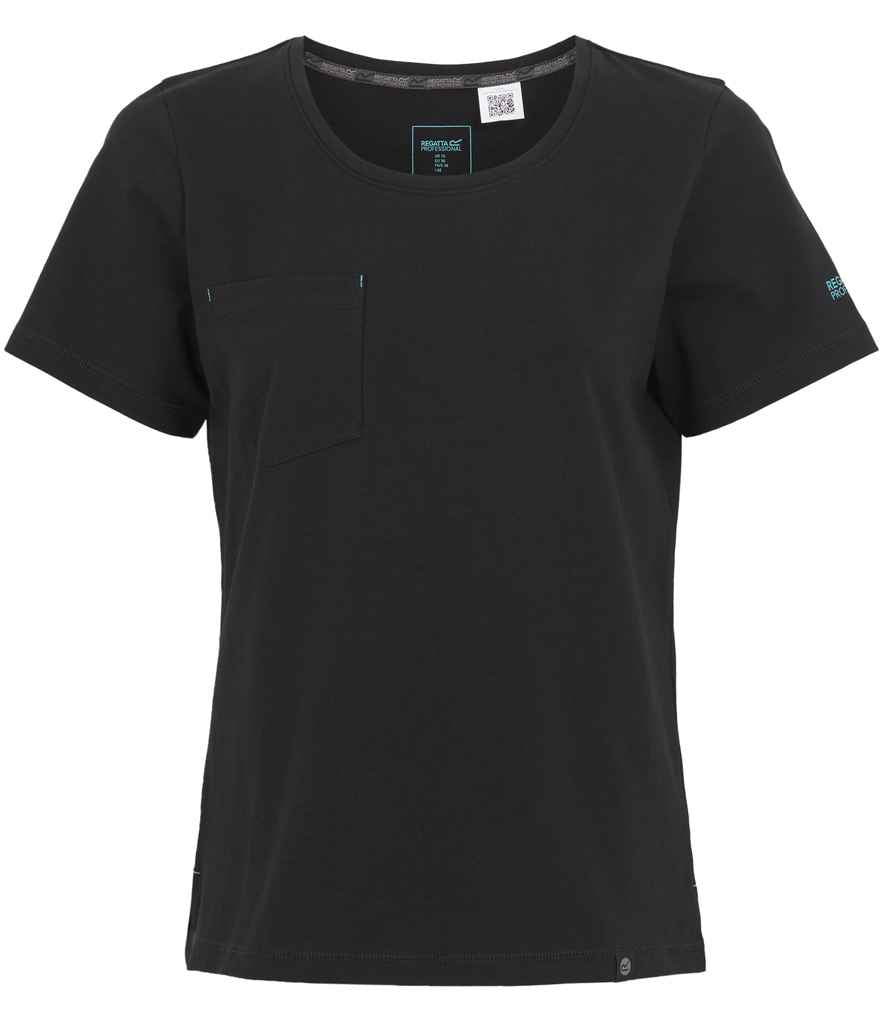 Regatta Ladies Ada Cotton Stretch T-Shirt - Black