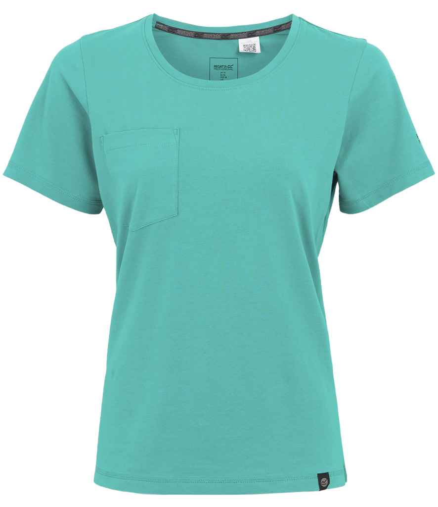 Regatta Ladies Ada Cotton Stretch T-Shirt - Wilderness Green