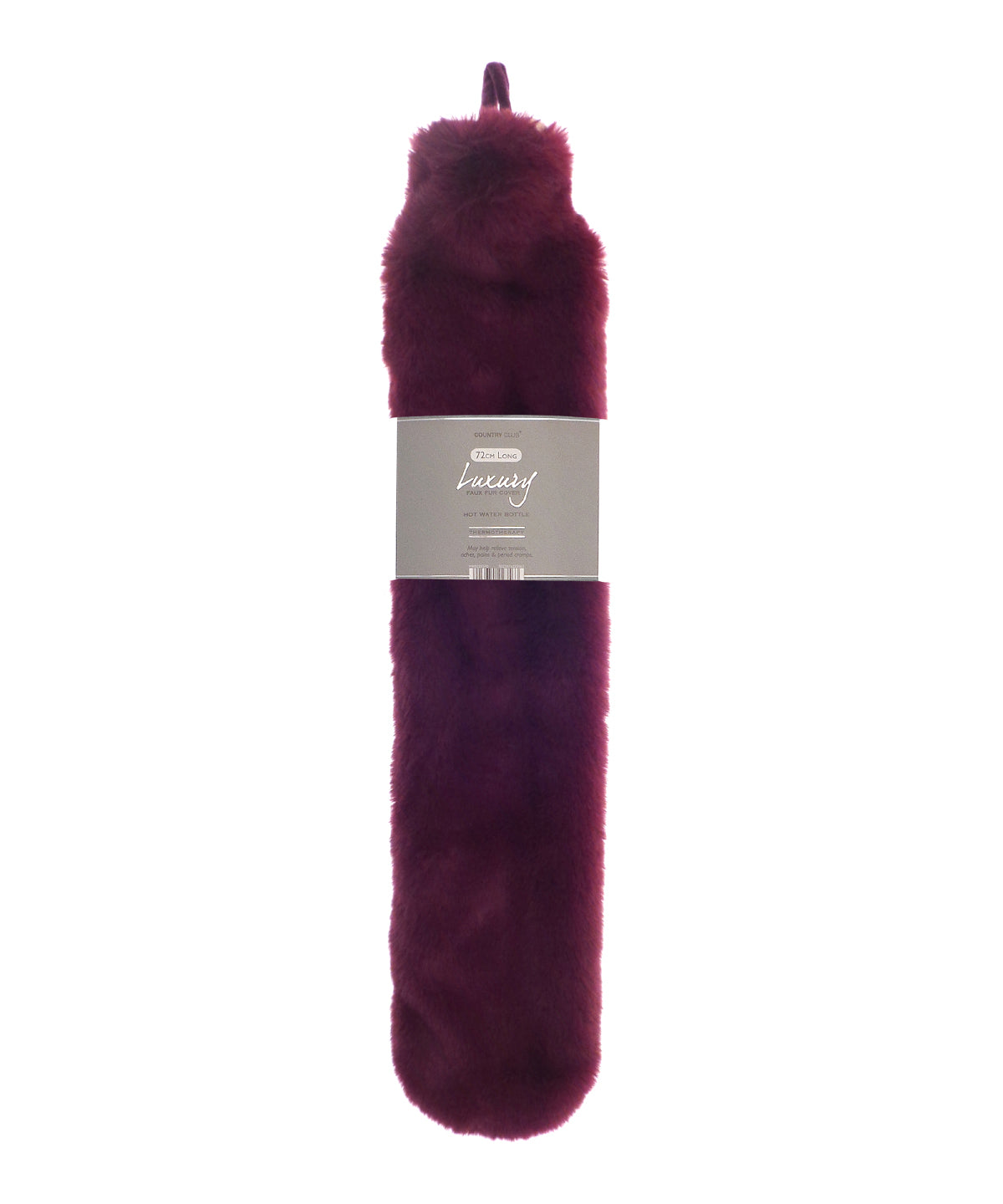 Super luxury faux fur long hot water bottle and cover