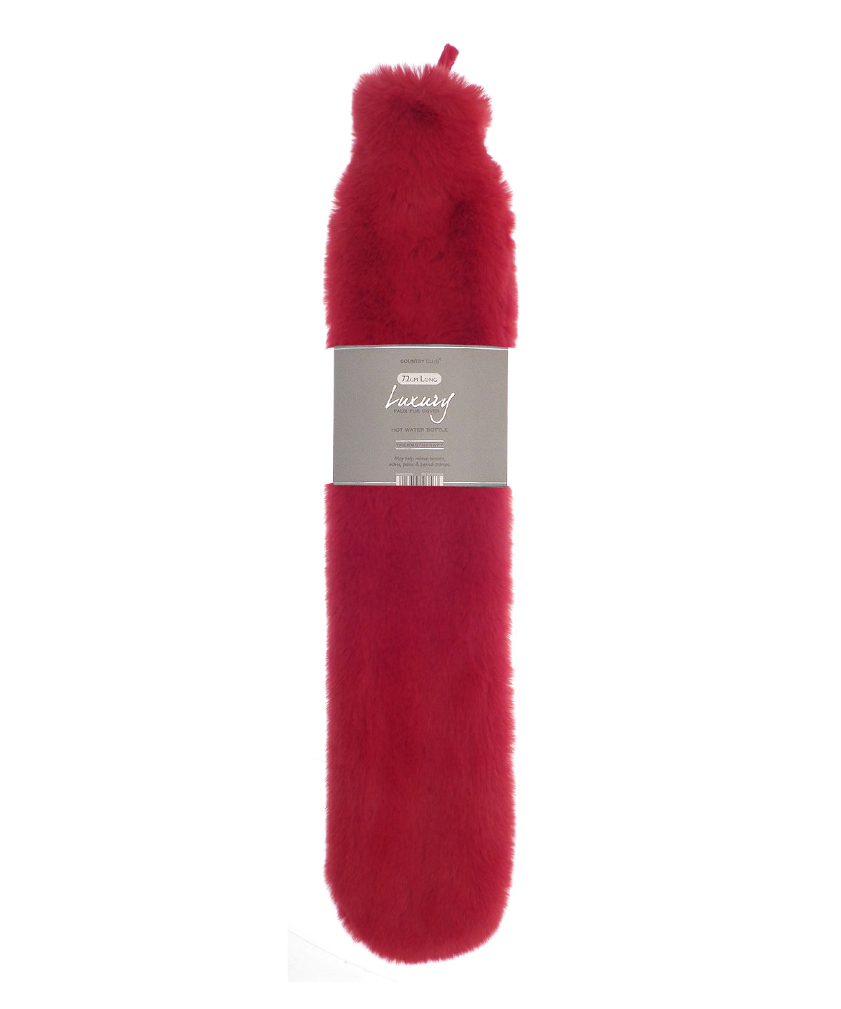 Super luxury faux fur long hot water bottle and cover