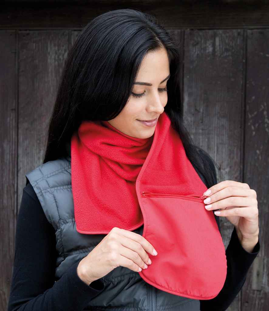 Result Polartherm™ Scarf with Zip Pocket - Red