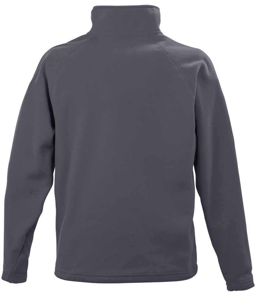 Result Core Zip Neck Micro Fleece - Charcoal