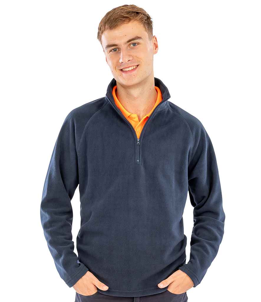 Result Core Zip Neck Micro Fleece - Navy