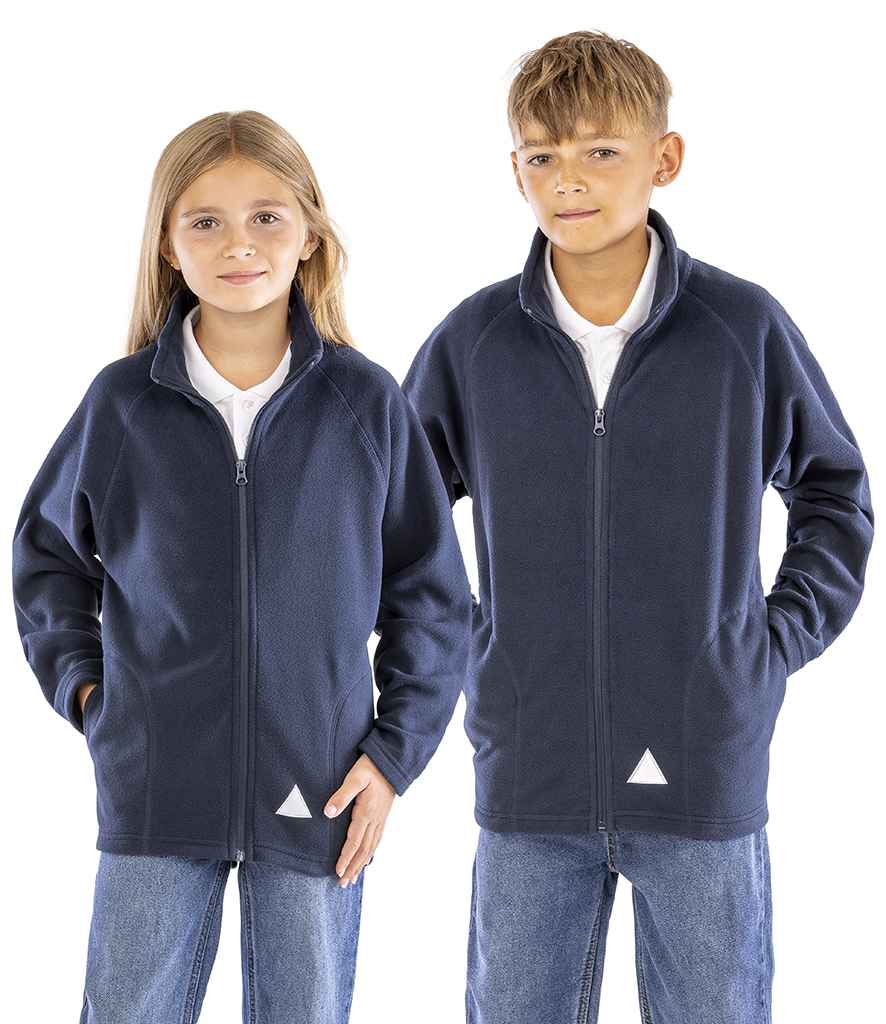 Result Core Kids/Youths Micro Fleece Jacket - Navy