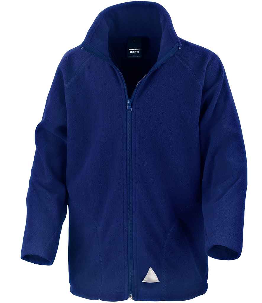 Result Core Kids/Youths Micro Fleece Jacket - Royal Blue