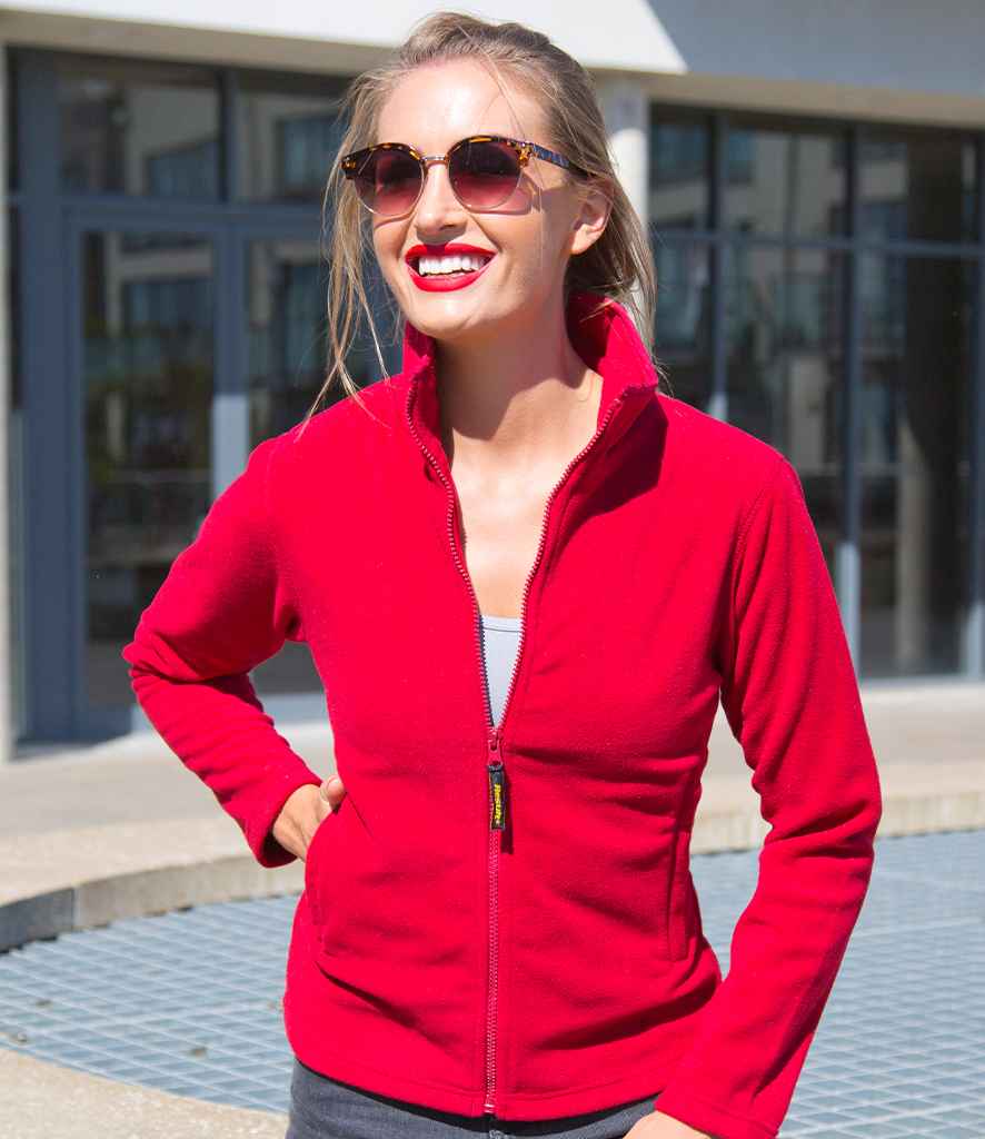 Result Ladies Horizon High Grade Micro Fleece Jacket - Cardinal Red