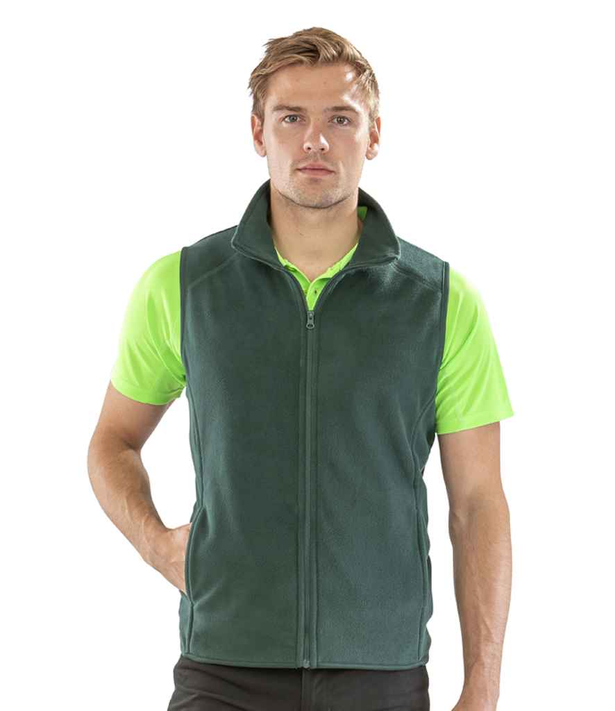 Result Core Micro Fleece Gilet - Forest Green
