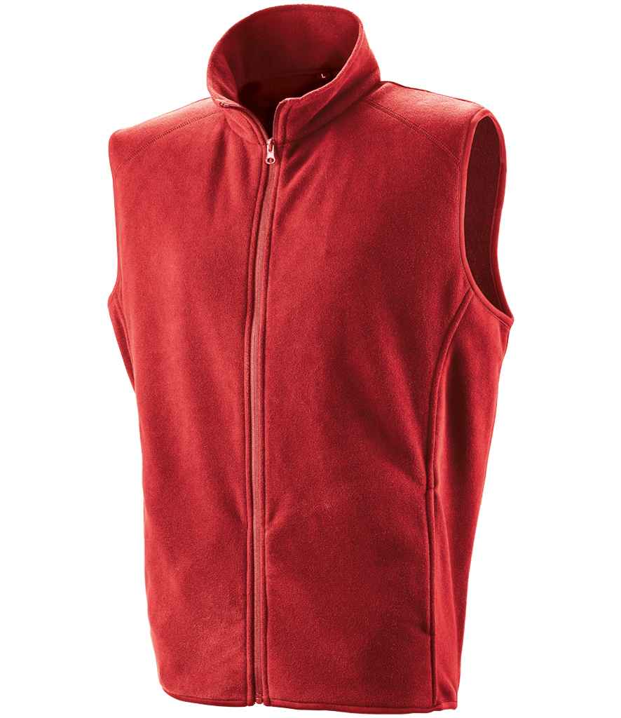Result Core Micro Fleece Gilet - Red