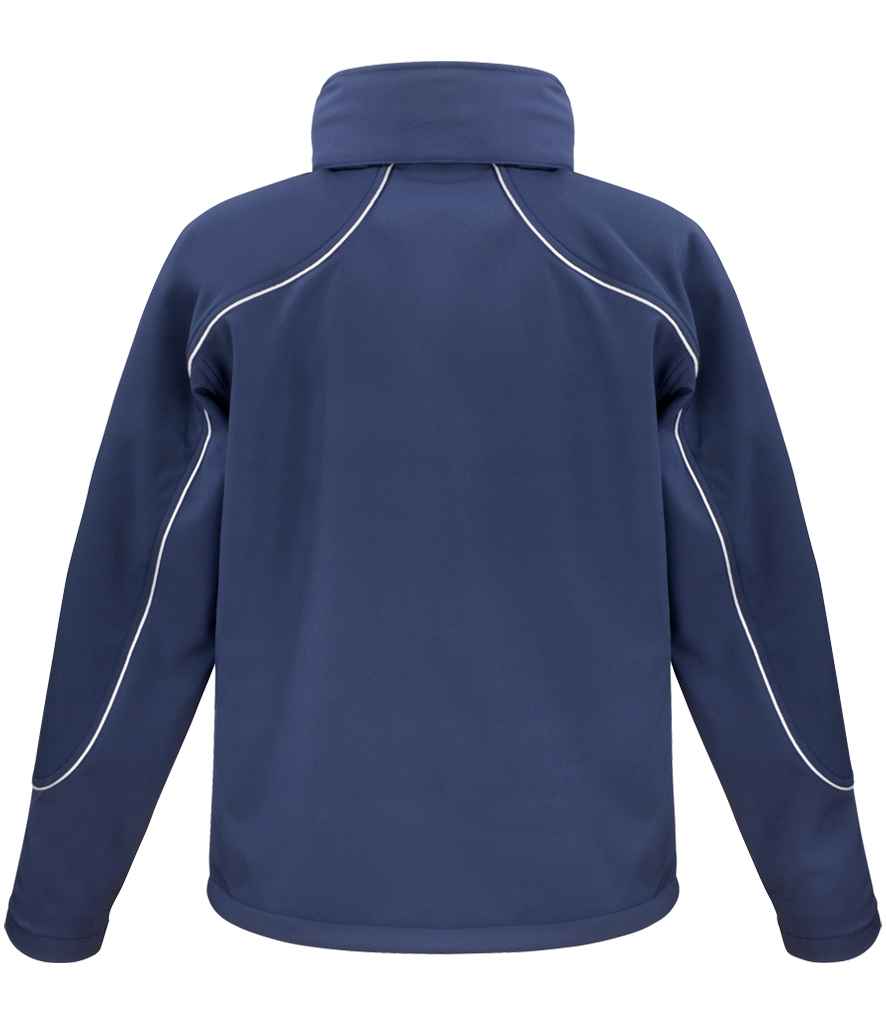 Result Work-Guard Hooded Soft Shell Jacket - Navy/Navy