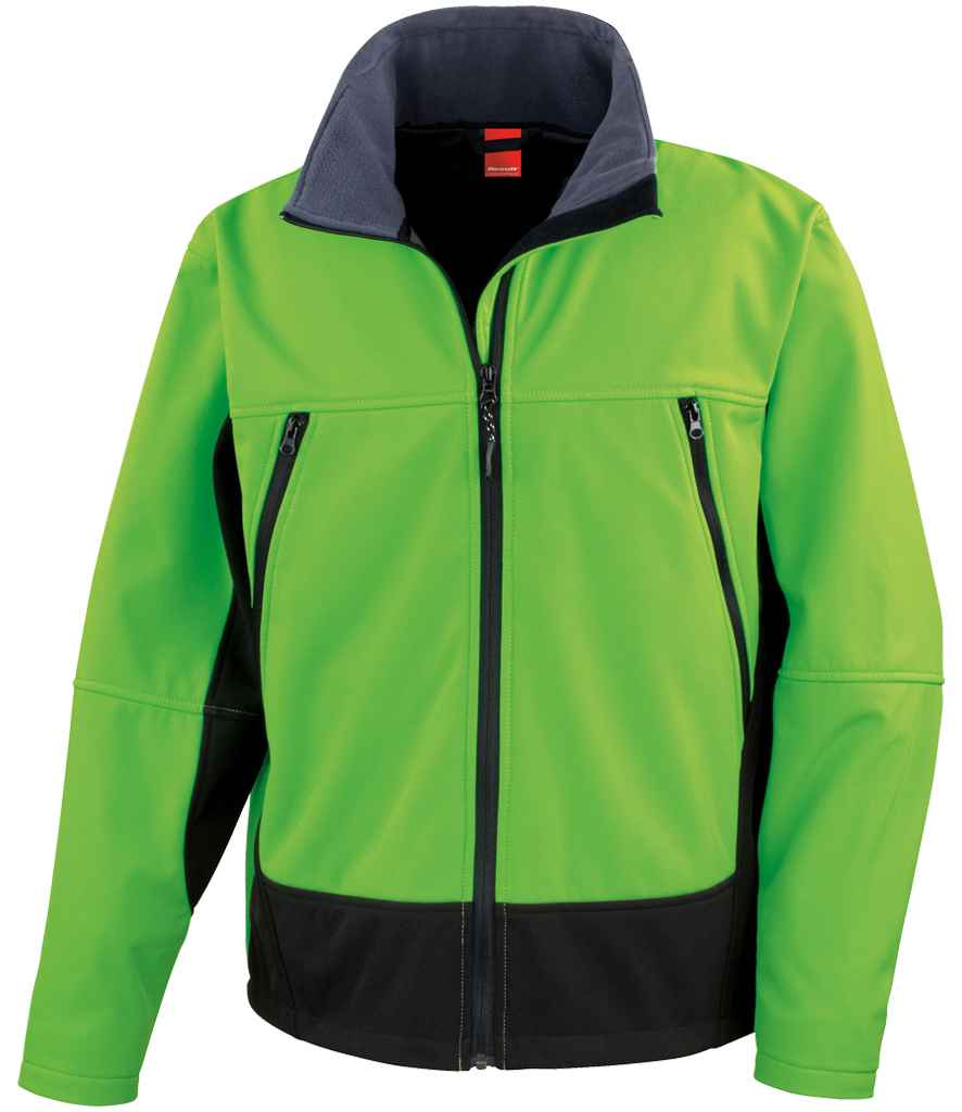 Result Soft Shell Activity Jacket - Vivid Green