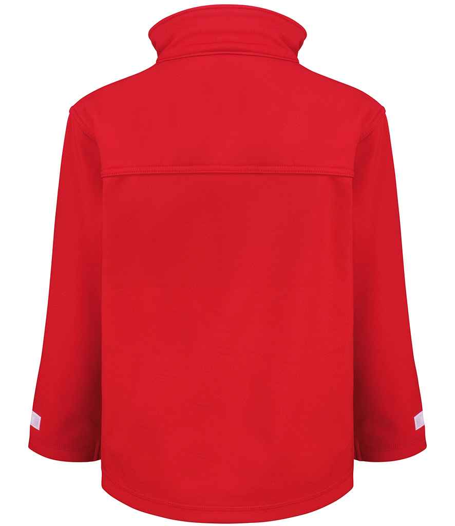 Result Recycled Kids Classic Three Layer Soft Shell Jacket - Red