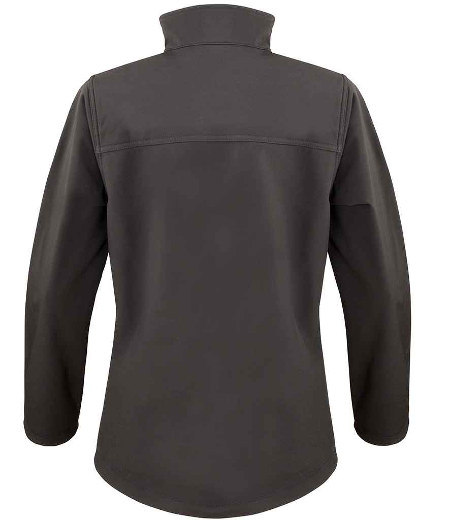 Result Recycled Ladies Classic Three Layer Soft Shell Jacket - Black