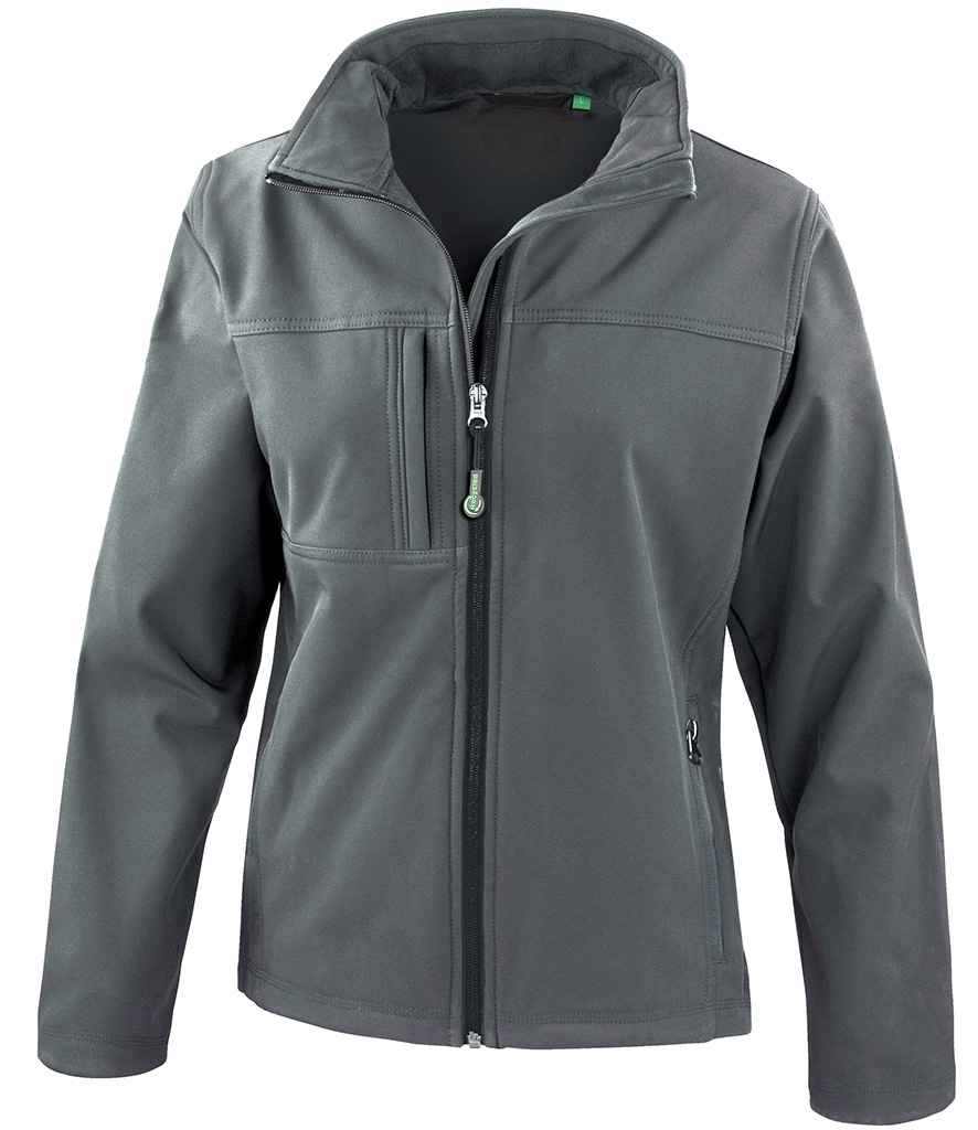 Result Recycled Ladies Classic Three Layer Soft Shell Jacket - Grey